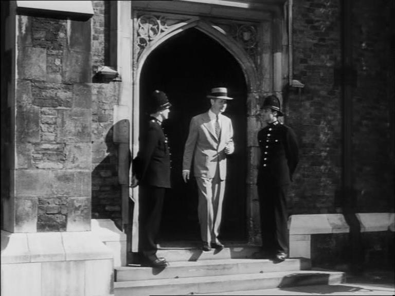 The door from 'Old Hall', Lincoln's Inn to New Square/Old Buildings. Circa 1950