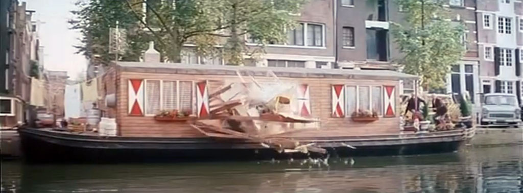 Herengracht 35 intersection Roomolenstraat Circa 1977