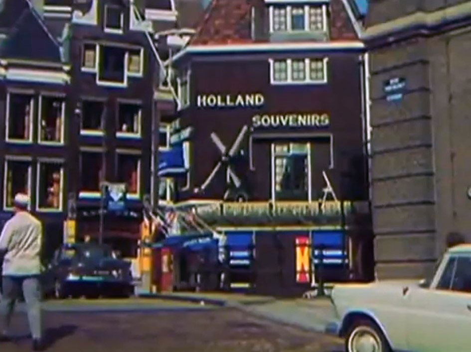ntersection Oude Turfmarkt and Langebrugsteeg, Amsterdam Circa 1966