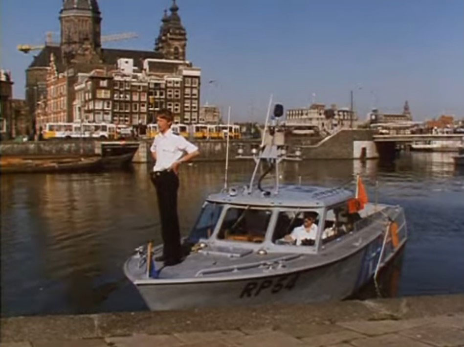 Oosterdokskade looking at The Saint Nicolaas Church, Amsterdam Circa 1987