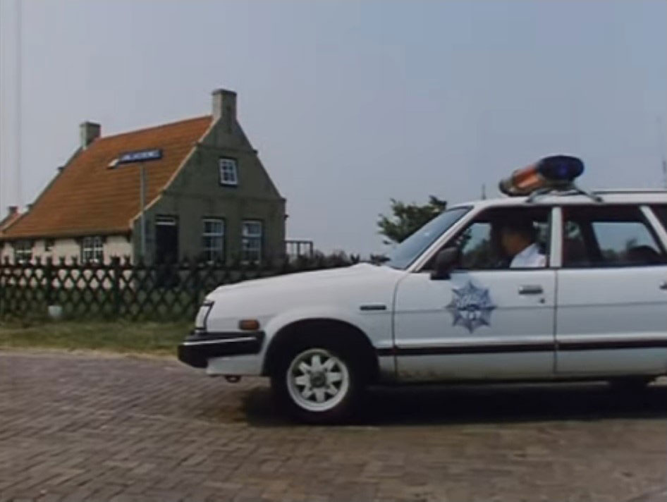 Intersection Bosweg and Jan Jacobsweg, Hollum, on the island Ameland Circa 1987