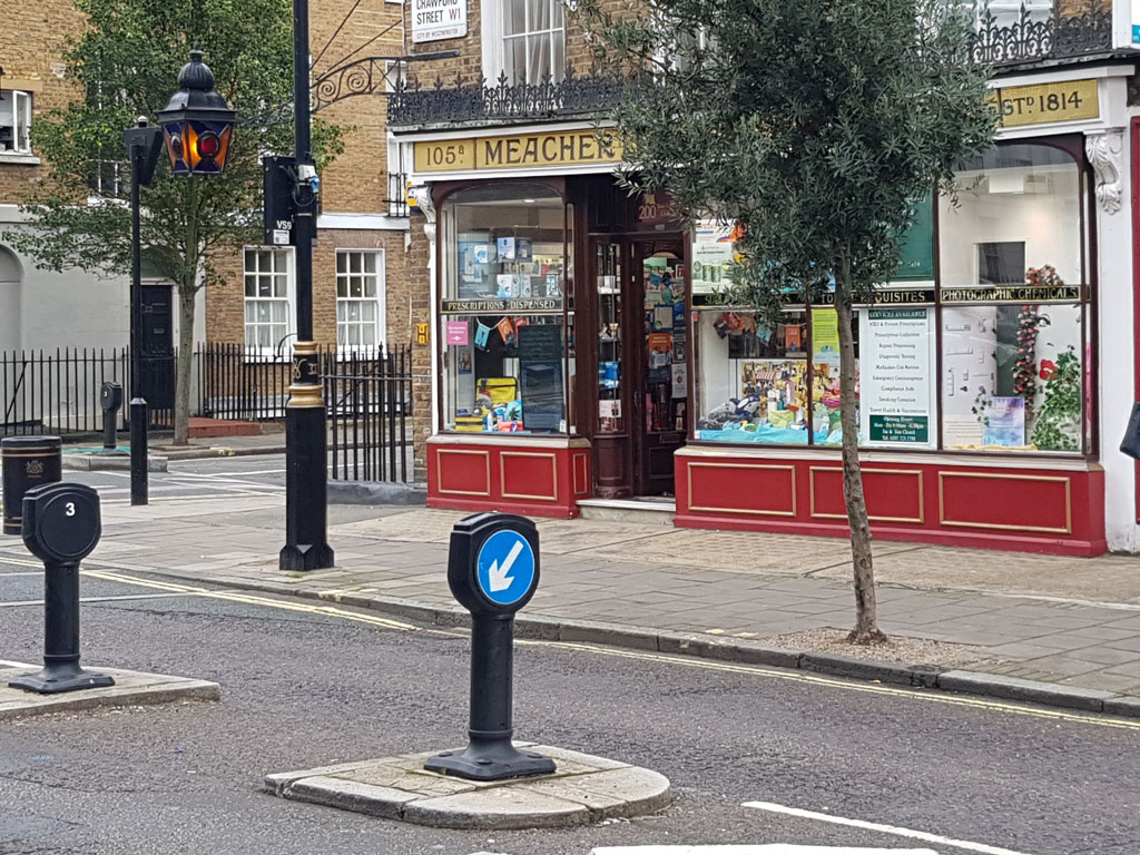 105A Crawford Street in Marylebone W1.