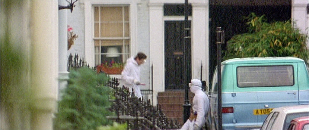 Looking towards No 73 Hillgate Place, London W8. Circa 1997