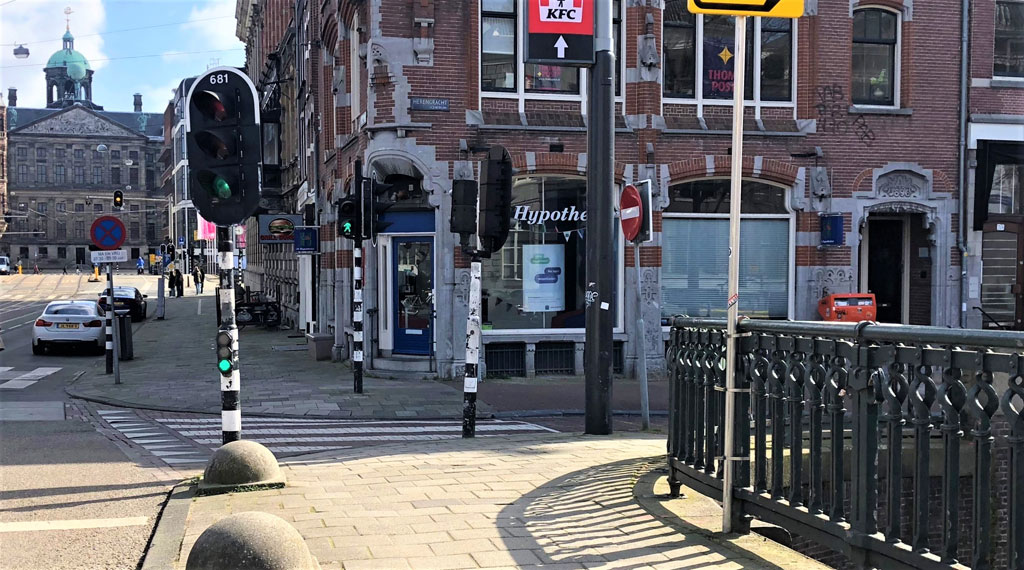 Intersection Raadhuisstraat and Herengracht, Amsterdam