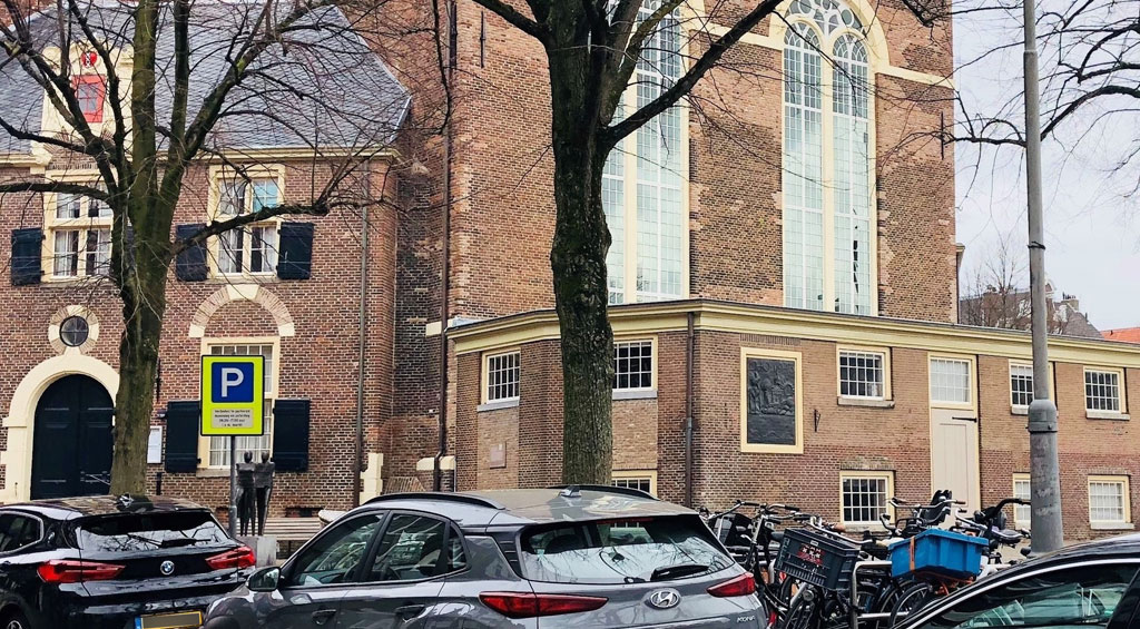 Noordermarkt and on the background the Noorderkerk, Amsterdam