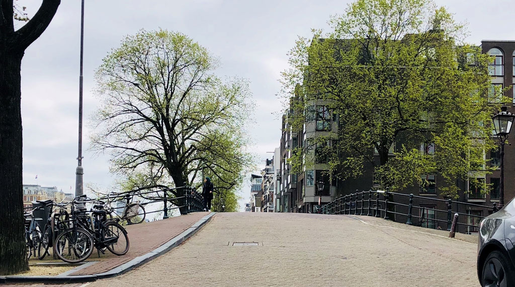 Intersection Amstel and Prinsengracht, Amsterdam