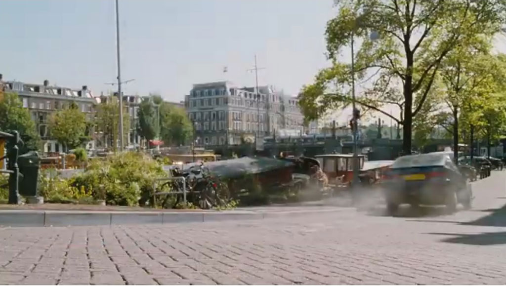 Amstel and in the background we see the Intercontinental Amstel Hotel, Amsterdam Circa 2005