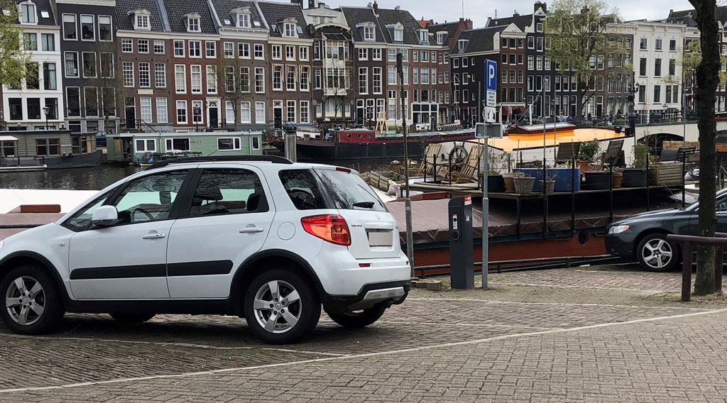 Intersection Amstel and Keizersgracht, Amsterdam
