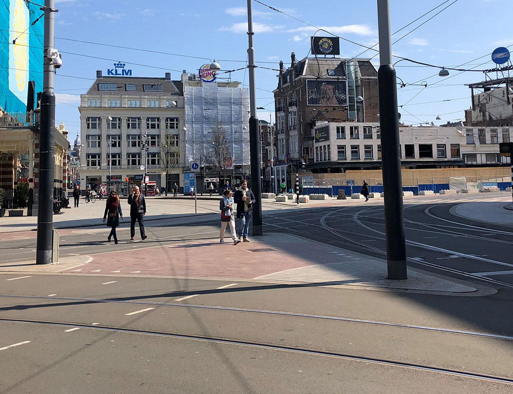 Leidseplein direction Leidsestraat, Amsterdam.