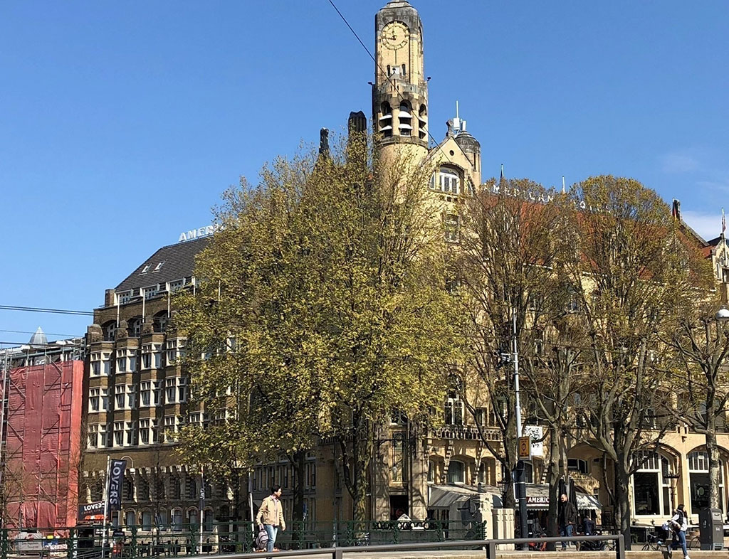Americain Hotel, Leidsekade 97, Amsterdam.