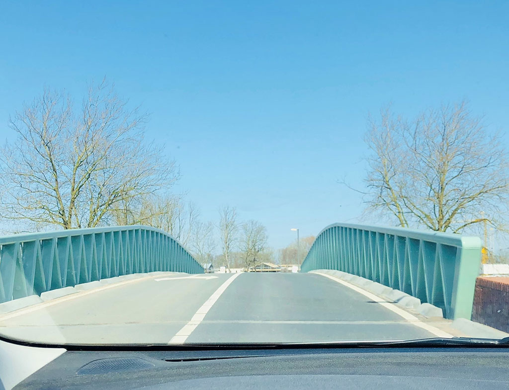 De Krijgsman Bridge, Kruitpad, Muiden, Noord-Holland.
