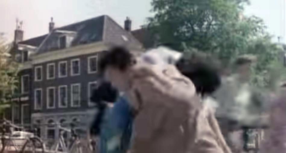 Intersection: Leliegracht and Prinsengracht Circa 1989