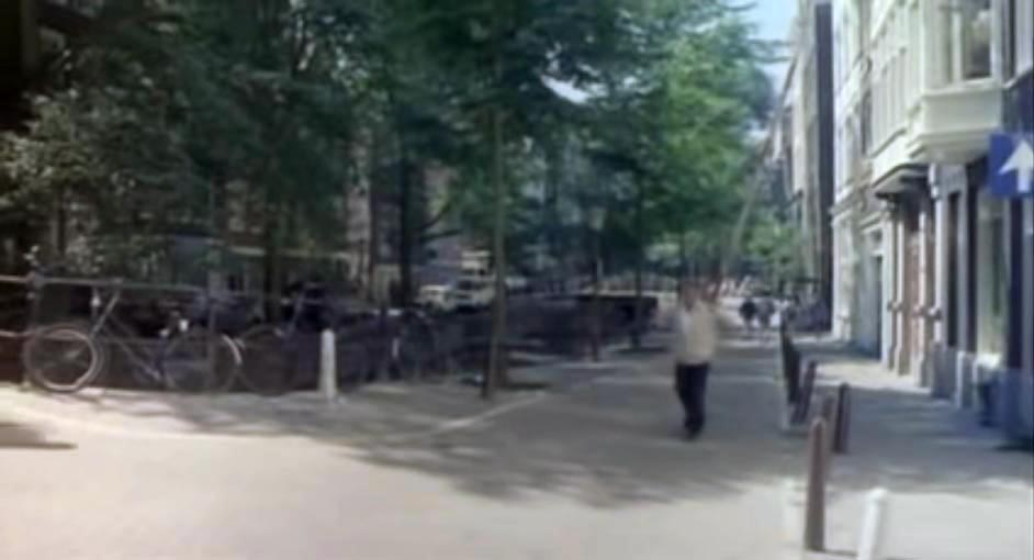 Intersection Recht Boomsloot and Krom Boomsloot, Amsterdam Circa 1989