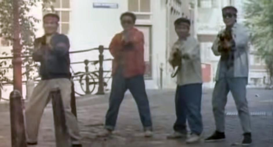 Intersection Krom Boomsloot and Recht Boomsloot, Amsterdam Circa 1989