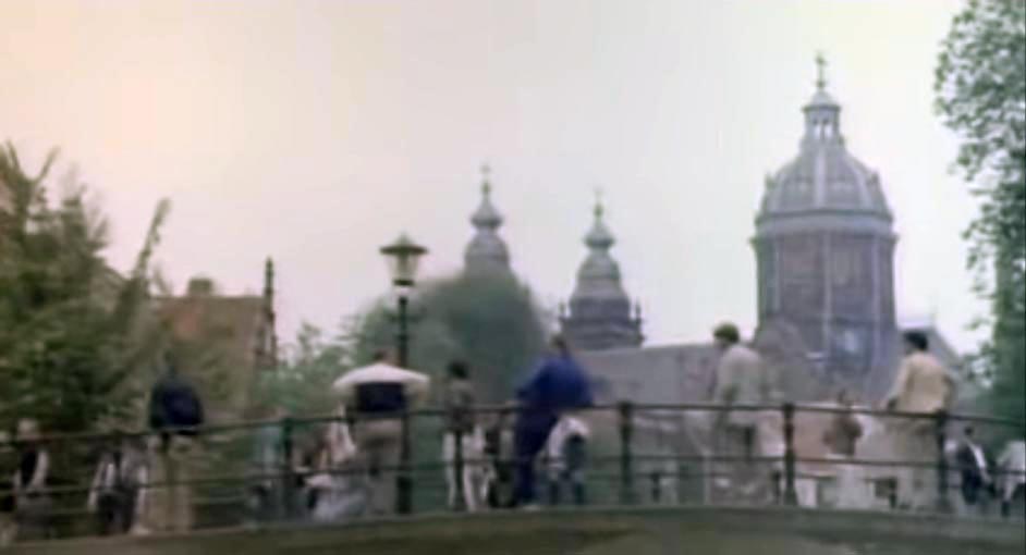 The Basilica of Saint Nicholas seen from Oude Zijdsvoorburgwal Circa 1989
