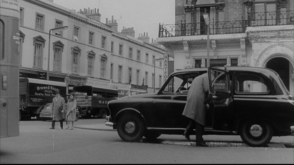 Queens Gate Terrace looking across Gloucester Road, London SW7 Circa 1965