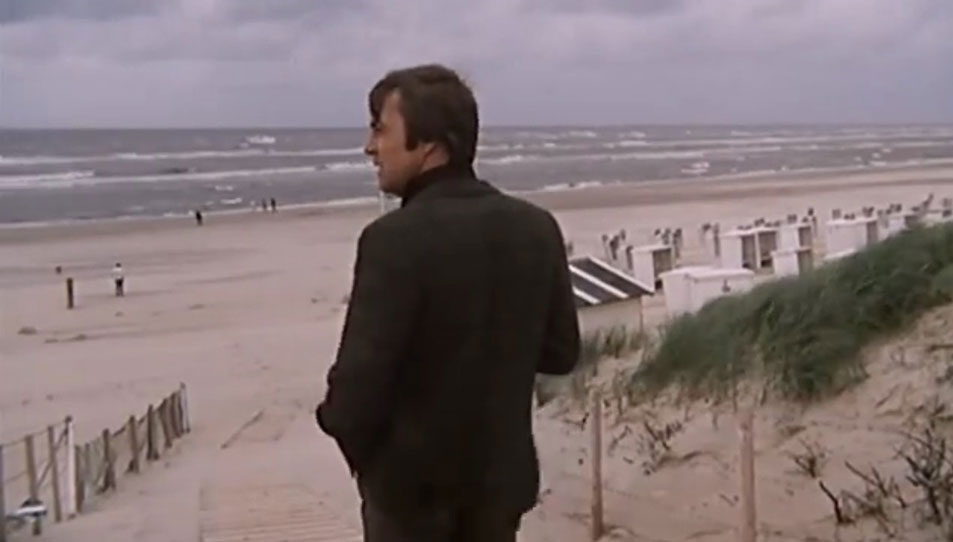 Beach of Noordwijk aan Zee. Circa 1973