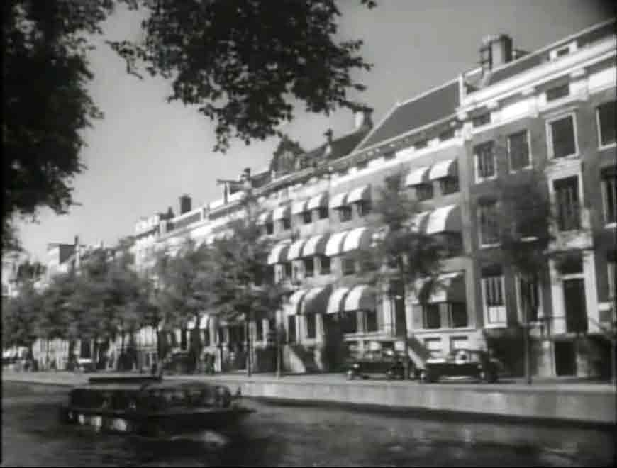 Herengracht 479, Amsterdam on the right of this photo Circa 1948