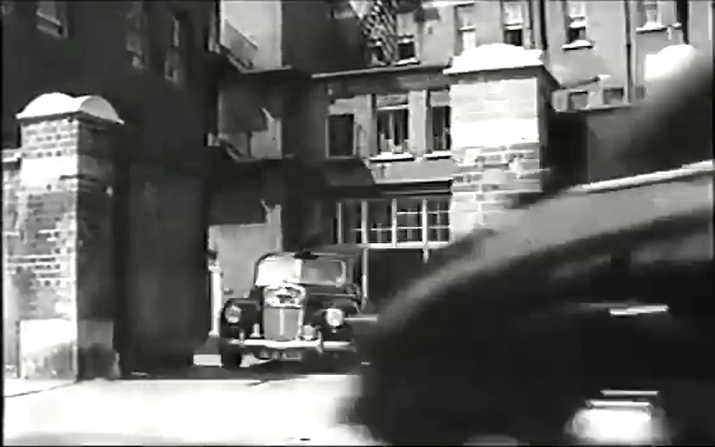 The rear of Rochester Row police station, Vincent Square, London SW1. Circa 1959