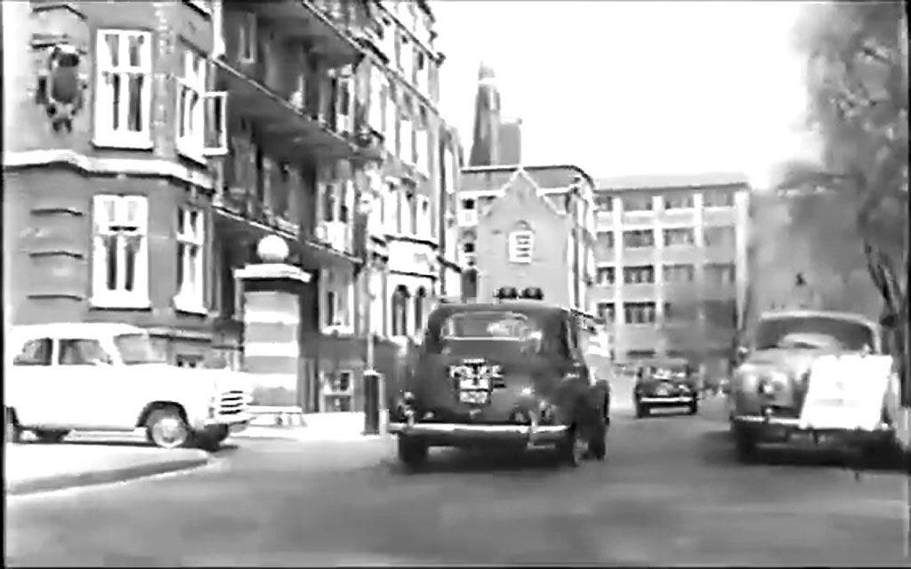 North out of Vincent Square, London SW1. Circa 1959