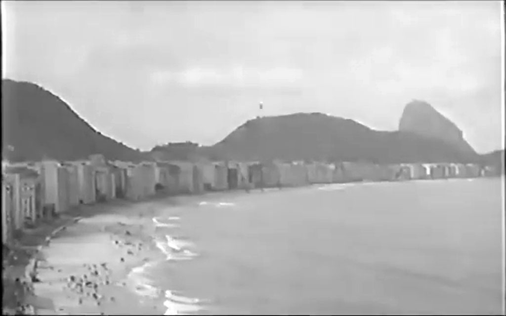 Copacabana Beach, Rio de Janeiro, Brazil Circa 1959