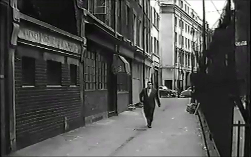Tower Court, London WC2 looking towards Monmouth Street. Circa 1959