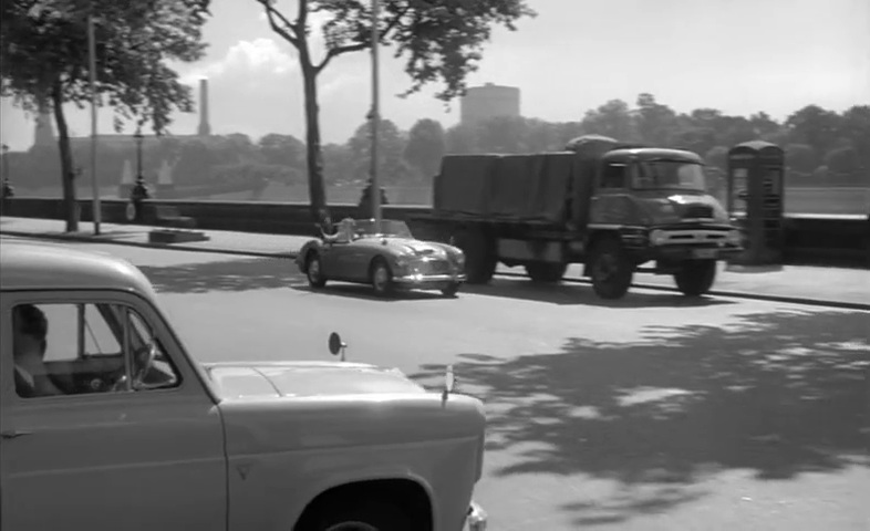 Chelsea Embankment at the corner of Royal Hospital Road in SW3 Circa 1960