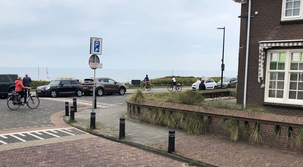 The intersection Boerhaveweg and Koningin Astrid Boulevard, Noordwijk aan Zee