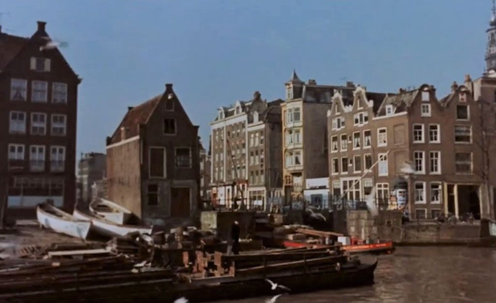 From Oudeschans and we are looking at Sint Antoniesluis, Amsterdam Circa 1960