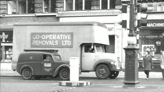 Looking across to 1 Farringdon Street, London EC4 Circa 1960