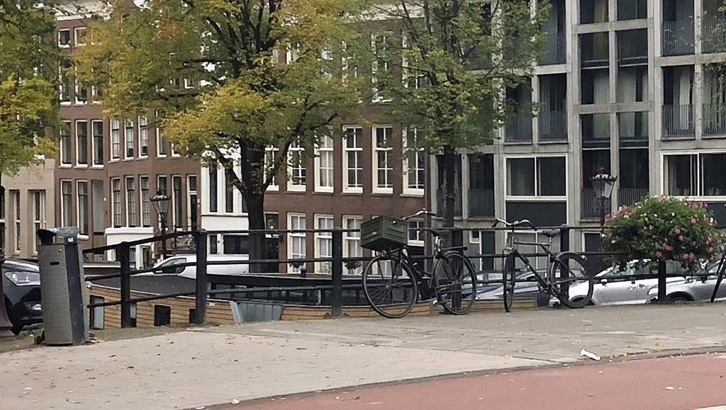 Intersection Weesperstraat and Nieuwe Prinsengracht, Amsterdam