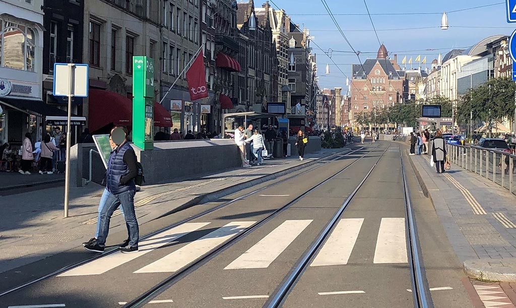 Rokin in the direction of the Dam, Amsterdam