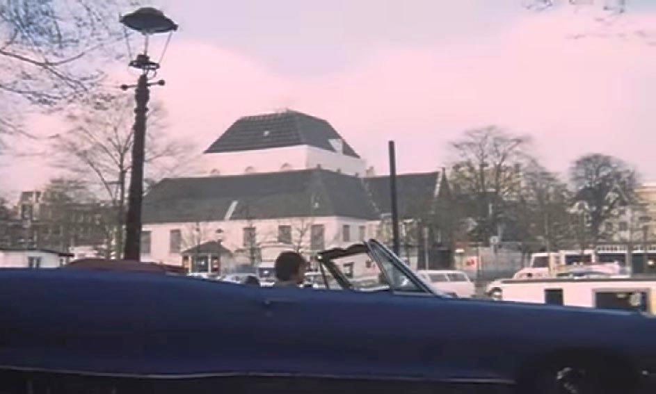 Prinsengracht and looking at Amstelveld, Amsterdam Circa 1971
