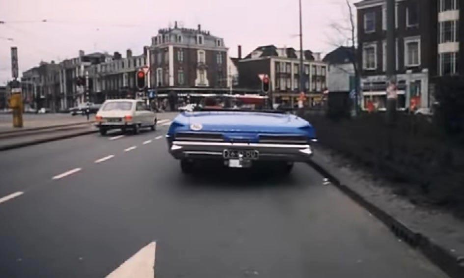 Fredericksplein and looking in the direction of Weteringschans, Amsterdam Circa 1971
