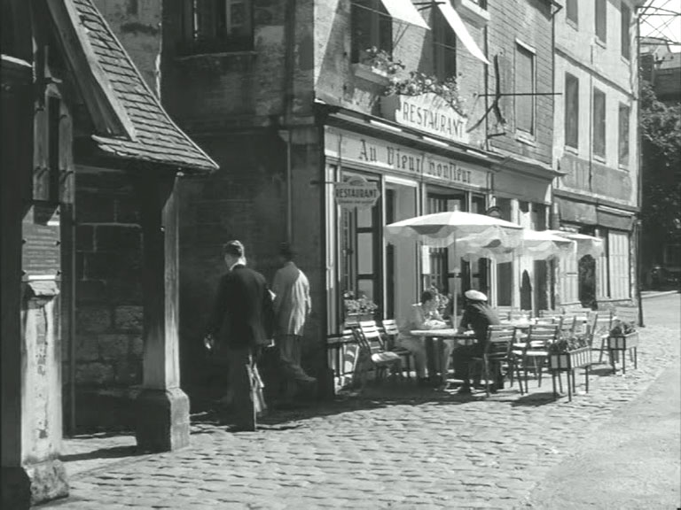 Rue de la Prison. Quai Saint-Etienne with the Musée de la Marine to their left Circa 1954