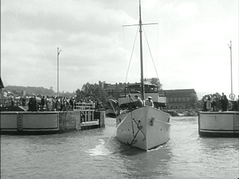 Deauville Harbour. Circa 1954