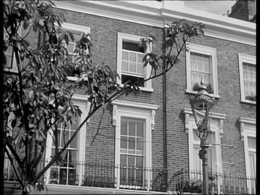 The top floor of 37 Markham Square, London Circa 1958