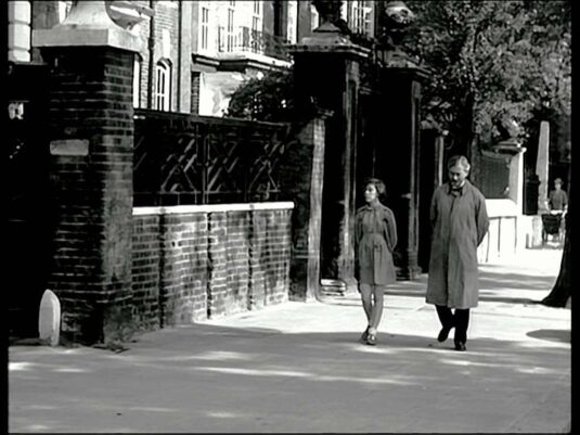Outside 5 Cheyne Walk, London SW3 Circa 1958