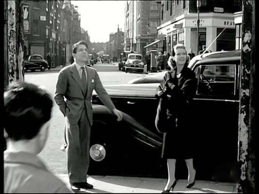 Looking down Regency Street, SW1 from the Church of the Sacred Heart, Horseferry Rd. SW1. Circa 1958