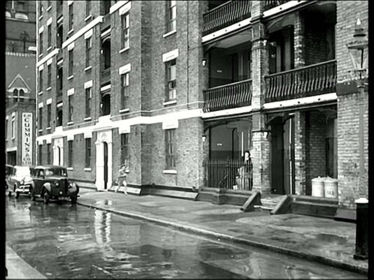 Cambridge Buildings in Thorndike Street, Pimlico, SW1. Circa 1958