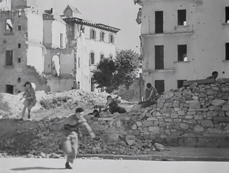 Ruins of Florence, located just opposite the property Via Solferino, 37. Circa 1946