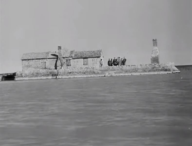 Somewhere at the Sacca degli Scardovari lagoon. Circa 1946