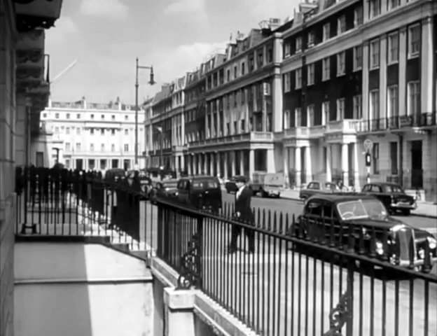 Eaton Place, looking towards Upper Belgrave Street, London SW1 Circa 1956