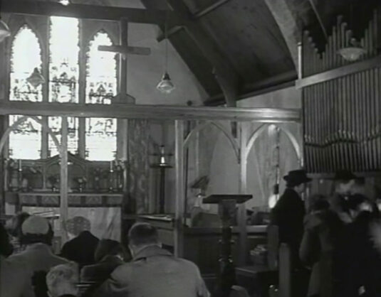 St Peter church Coverack. Circa 1949