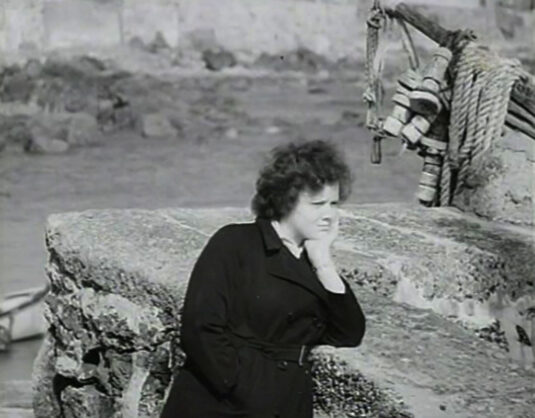 Coverack harbour. Circa 1949