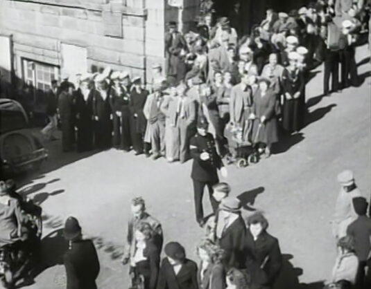 The junction of Market Place, Church Street and Coinagehall St, Helston Circa 1949