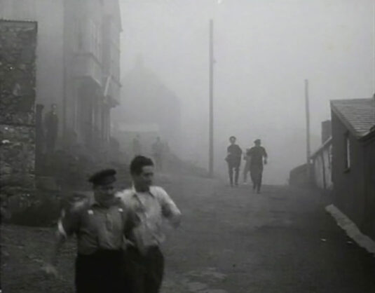Granville’ on the immediate left and the villagers on the B3294. Circa 1949
