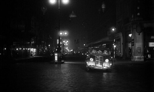 Approaching Oxford Circus from the west of Oxford Street. Circa 1962