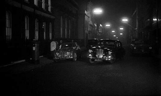 Looking south on New Bond Street with the junction of Clifford Street behind the parked car on the left. Circa 1962