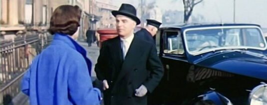 Cheyne Walk looking west. Circa 1955